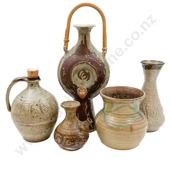 Five Pieces of Assorted NZ Pottery
