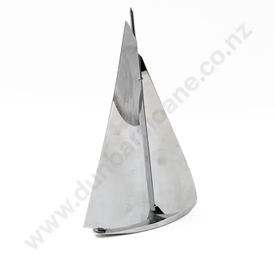 Art Deco Chrome Sailing Ship