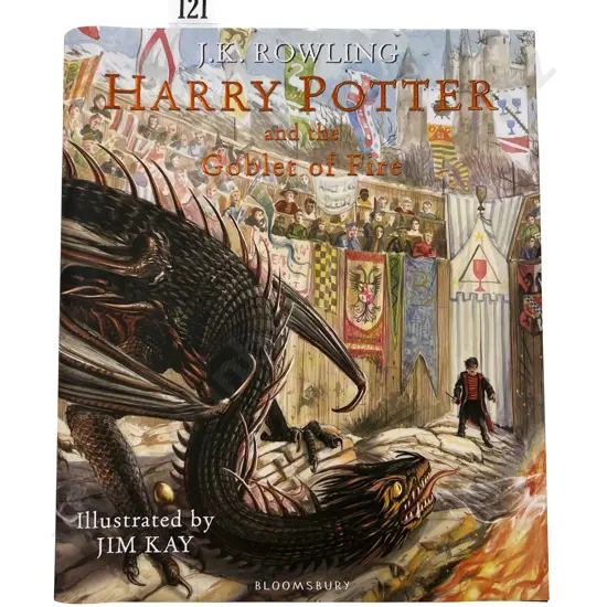 Illustrated "Harry Potter and The Goblet of Fire"
