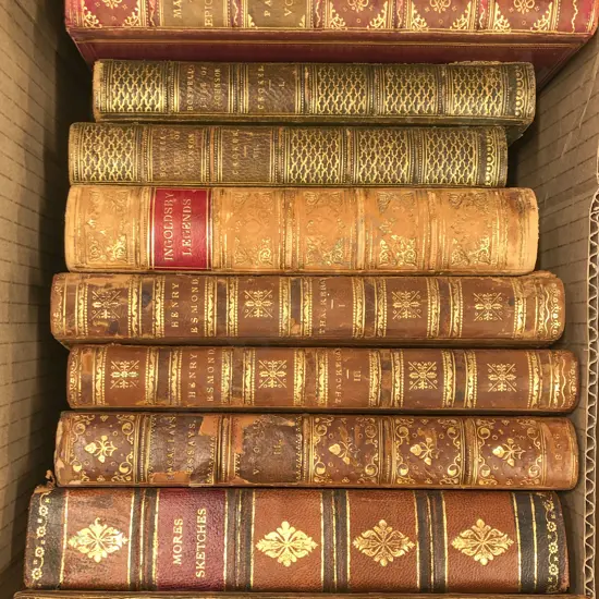 Small Box Of Vintage Books Including Ingoldsby Legends