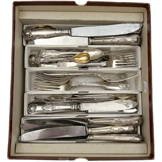 Qty of Assorted Kings Pattern Cutlery