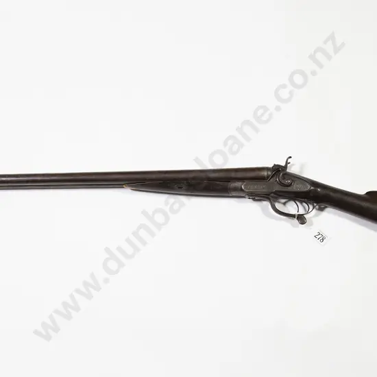 Late C19th 12g Side By Side Shotgun