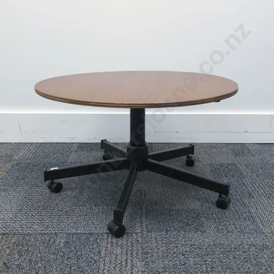 Circular Occasional Table on Casters