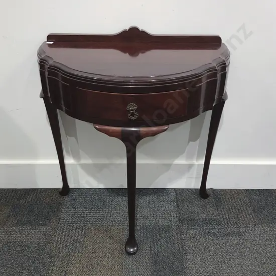 Mahogany Single Drawer Telephone Table