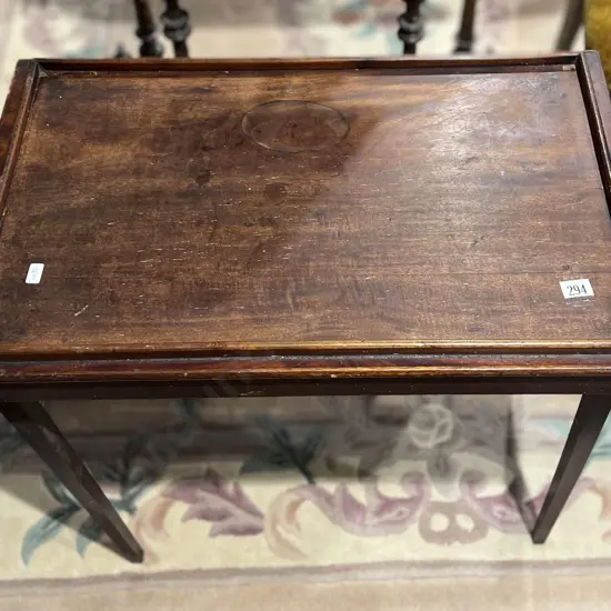 "Osterley table Tray" with Brass mechanism For Folding Legs