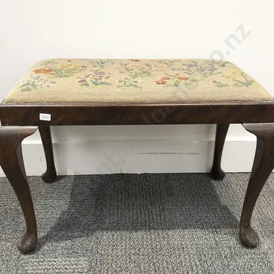 Tapestry Topped Piano Stool