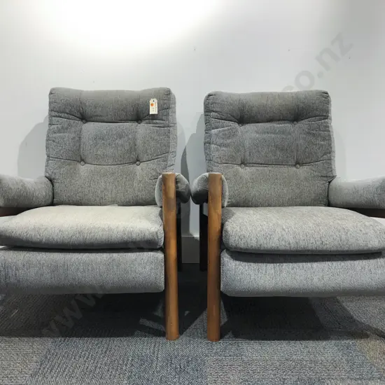 Pair of Retro Armchairs