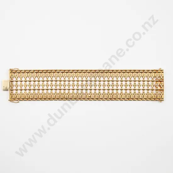 18ct Wide Cuff Bracelet