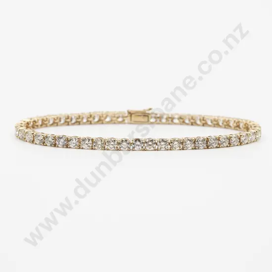 14ct 47stone Diamond Tennis Bracelet