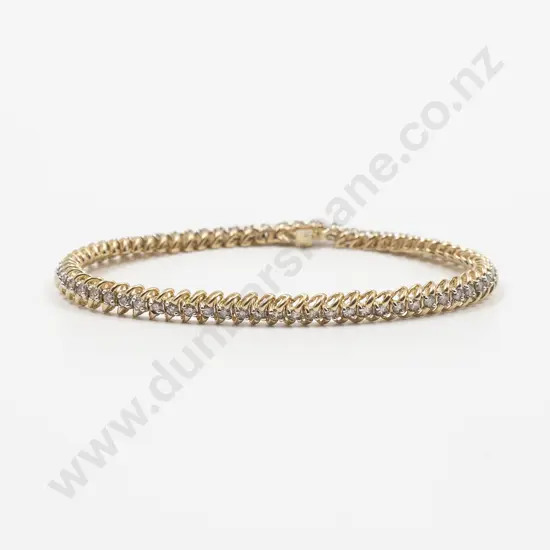 14ct Diamond Tennis Bracelet