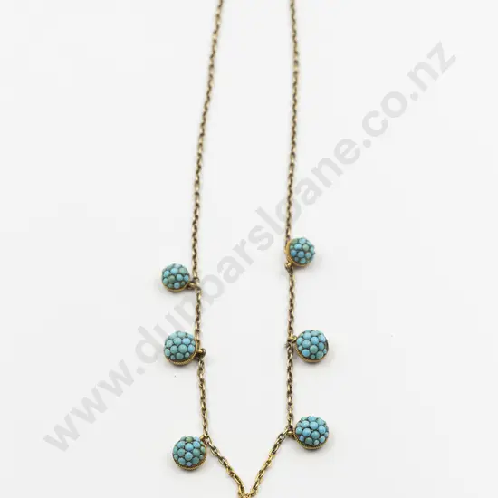 Victorian 22ct Turquoise Necklace