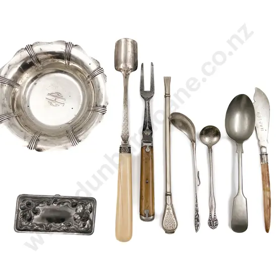 Vintage S/P Cutlery with Stilton Cheese Scoop and Dish