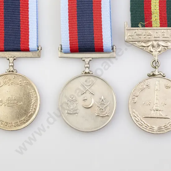 Three Pakistan Service Medals