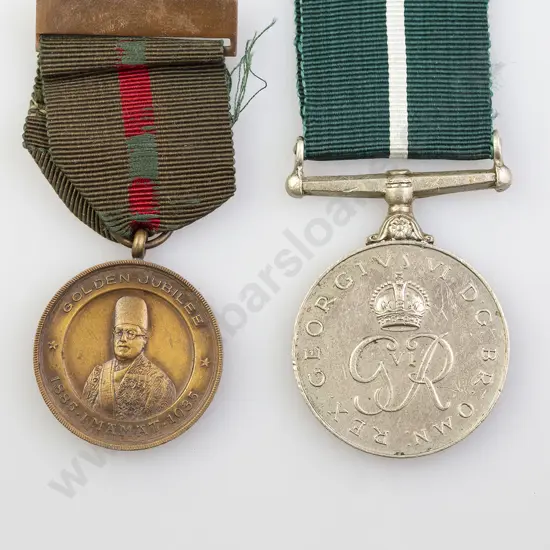 Two Pakistan Service Medals