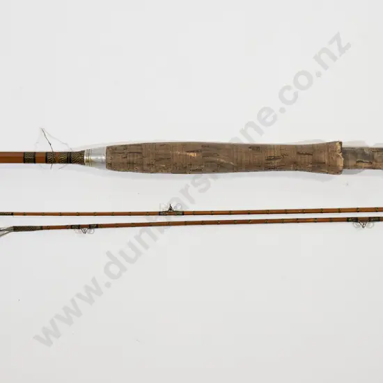 NZ Made Two Piece Split cane Fly Rod By H T Tisdell Ltd
