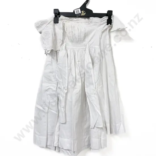 Two Edwardian Cotton Cot Gowns