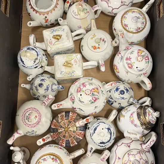 Box of Assorted Teapots