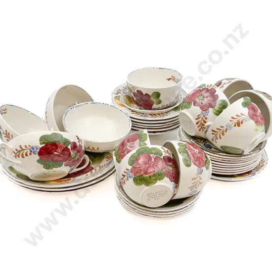 Quantity of Assorted Belle Fiore China