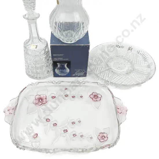 Quantity of Boxed Glassware Incl. Decanter and Vase Etc.