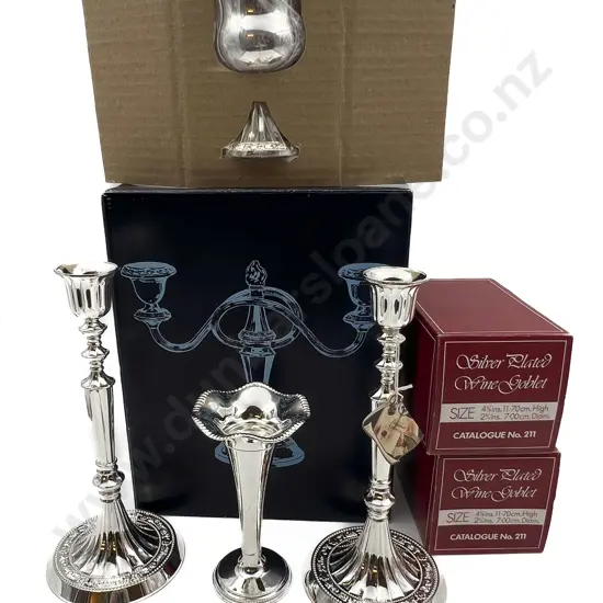 Quantity of Boxed Plated Ware