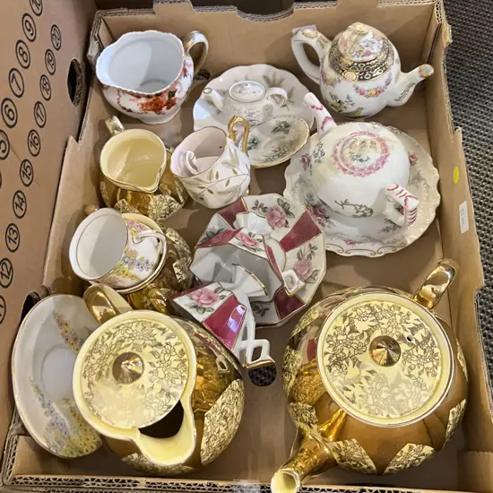 Box of Assorted Fancy China