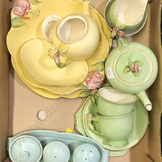 Quantity of Assorted Floral Decorated China Incl. Cruet Set