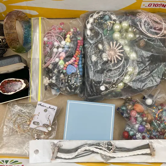 Box of Assorted Costume Jewellery