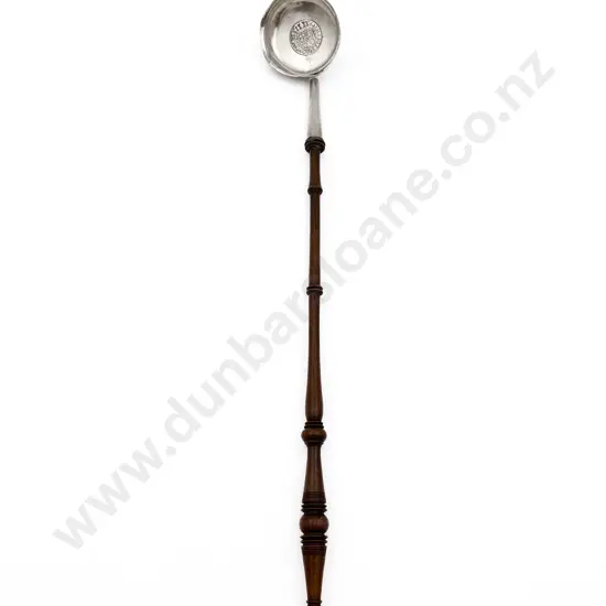 19th Century Silver Punch Ladle