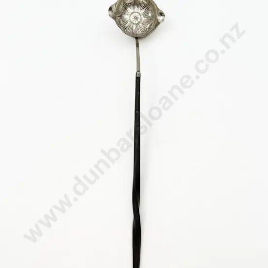 19th Century Silver Punch Ladle