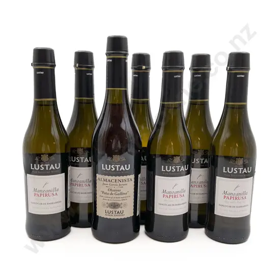 6 Bottles of Lustau Manzanilla Papirusa Together With 1 Bottle of Lustau Almacenista Oloroso "Pata de Gallina" (7)