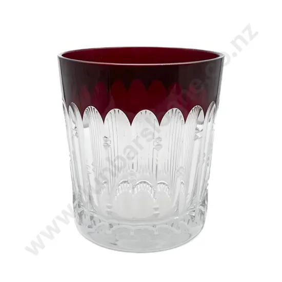 Waterford Crystal Mixology Talon Ruby Red Ice Bucket