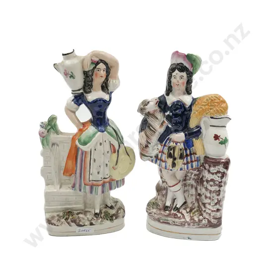 Pair of Staffordshire Figures