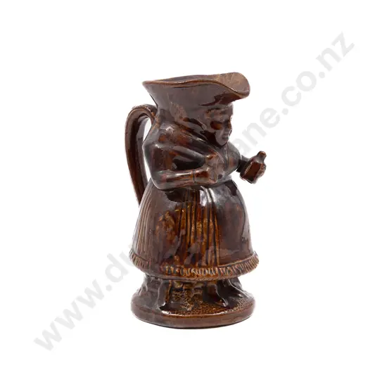 Treacle Glazed Figural Jug
