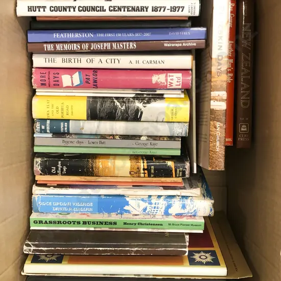 Box of Assorted NZ Regional Volumes