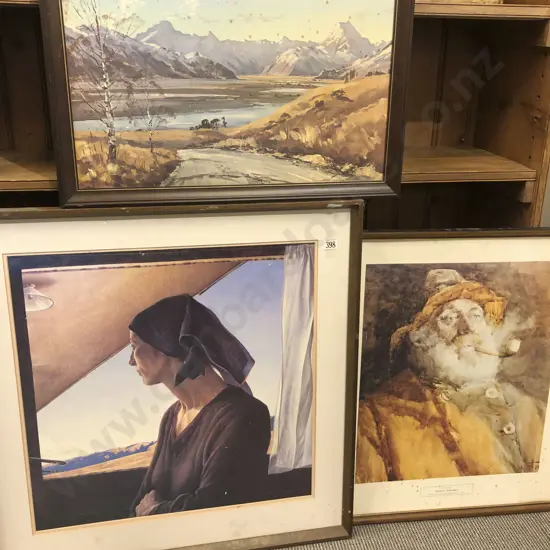 Three Framed Prints Incl. Frances Hodgkins and Grahame Sydney