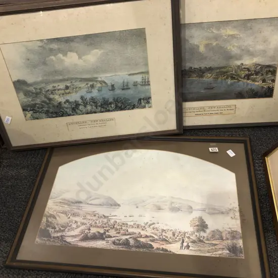 Six Assorted Framed Historical Prints