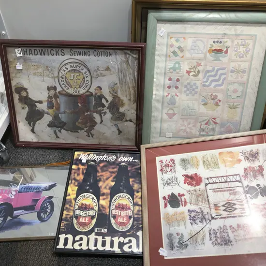 Five Assorted Framed Prints