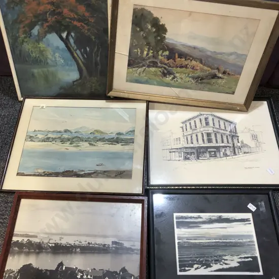 Six Framed Prints and Originals