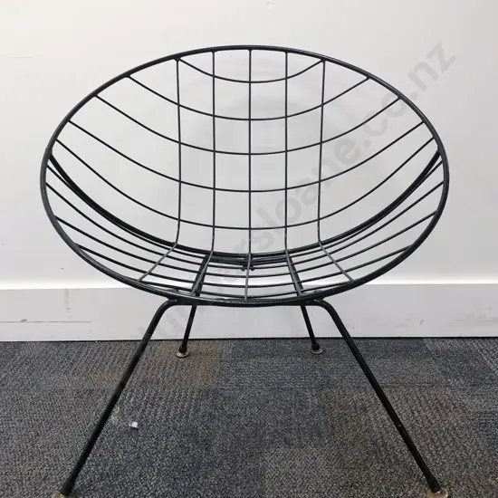 Mid Century Wire Tub Chair
