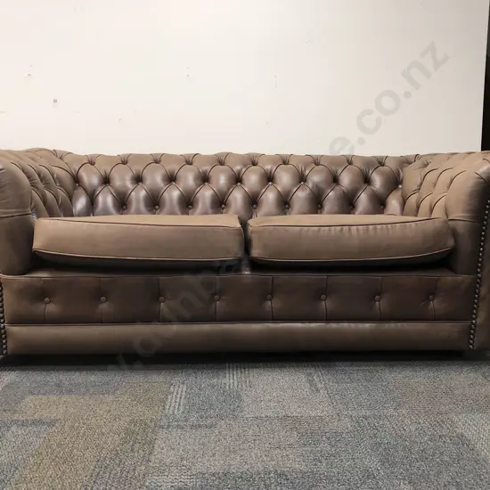 Leather Chesterfield Sofa