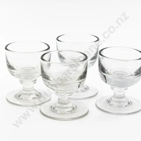 Four Victorian Deceptive Toastmasters Glasses