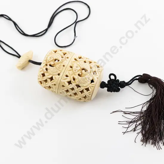 Chinese Carved Bone Inro