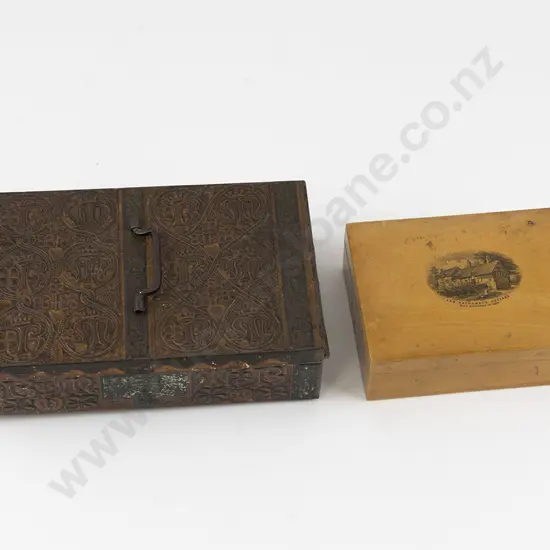 C1900 Mauchline Ware Trinket Box