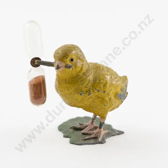 Victorian Painted DIecast Chick Egg Timer