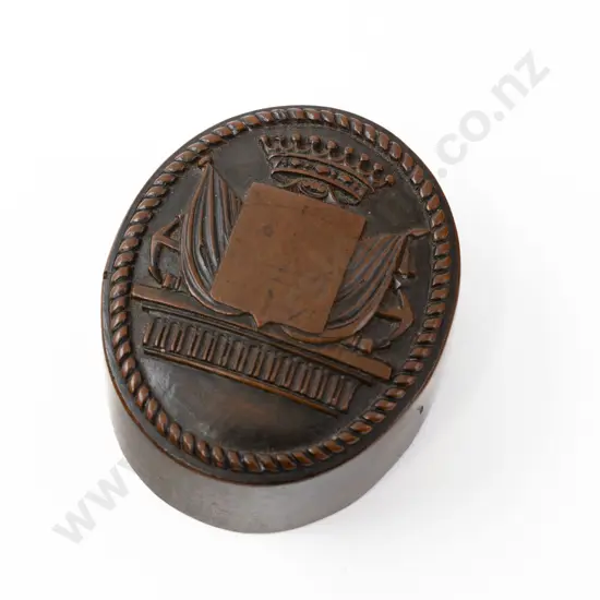 Geo III Fruitwood Desk Paper Weight