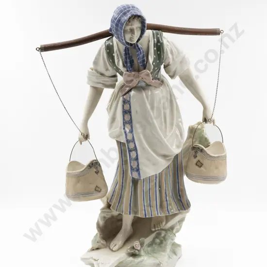 Large Amphora Figurine of a Milk Maid