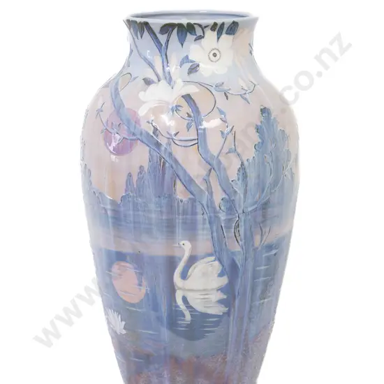 Villeroy & Boch Wallerfangen Art Nouveau Floor Vase
