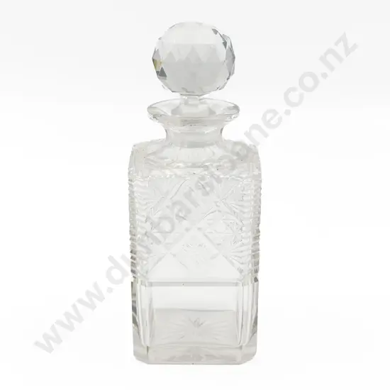 Edwardian Crystal Spirit Decanter