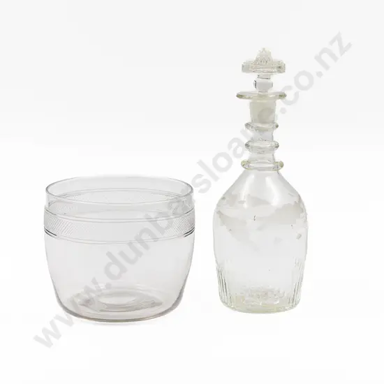 Victorian Plain Crystal FInger Bowl