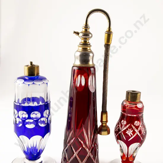 Bohemian Ruby Flash Cut Scent Atomiser